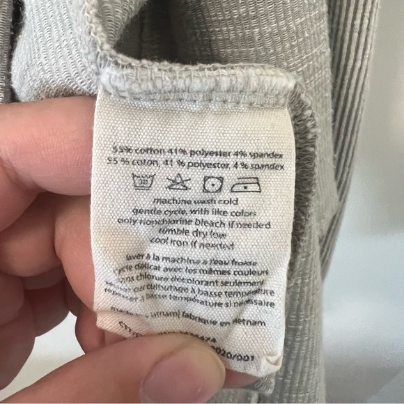 Donni Anthropologie Gray Ribbed Open Cardigan - Picture 4 of 4